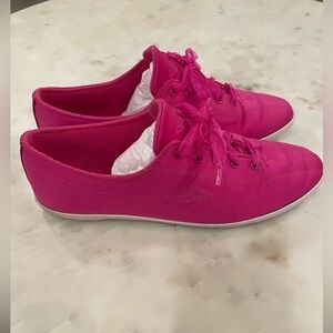 L.A. GEAR vintage pink sneakers tennis shoes 1980s 1990s costume ladies size 9